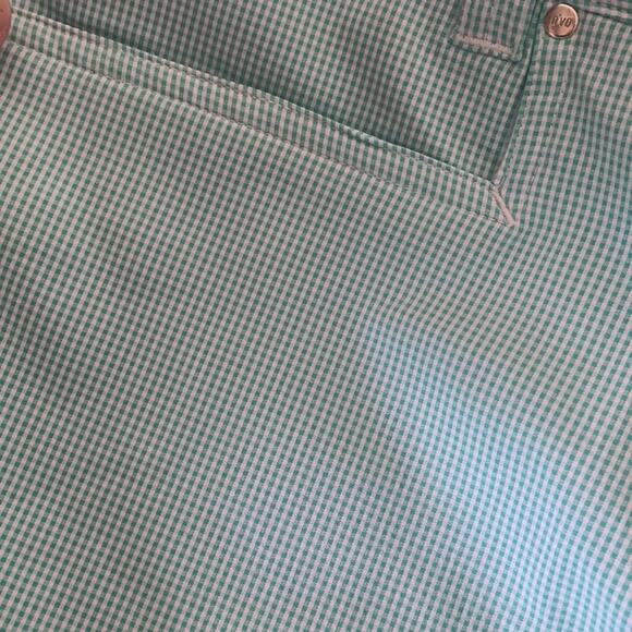 Nvo womens 10 blue plaid seersucker golf shorts gorp out hiking new - Picture 6 of 7